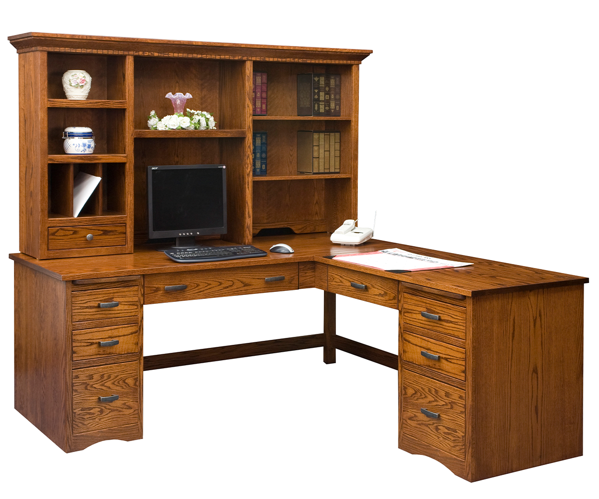 Mission Computer Desk With Return