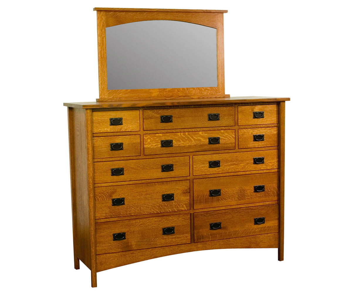 Arts & Crafts 12 Drawer Dresser