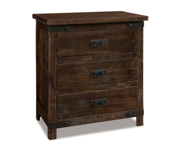 Ironwood 3 Drawer Nightstand
