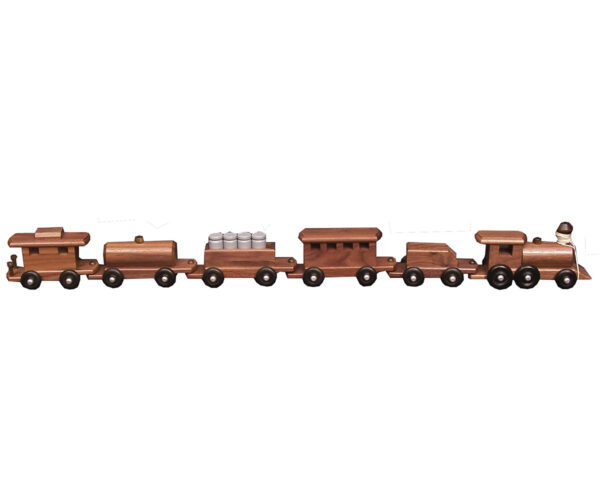 Medium Walnut Train