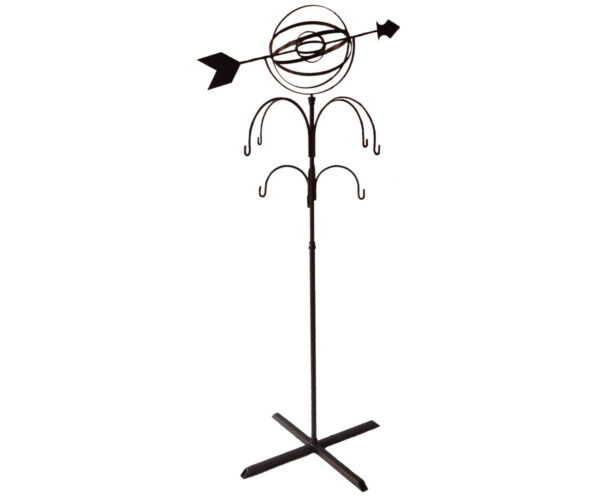 Small 8 Hook Hanger w/ Globe