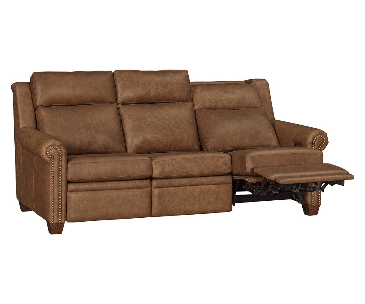 Remington Sofa Recliner with Tilt Headrest - Rolled Arm - Image 3