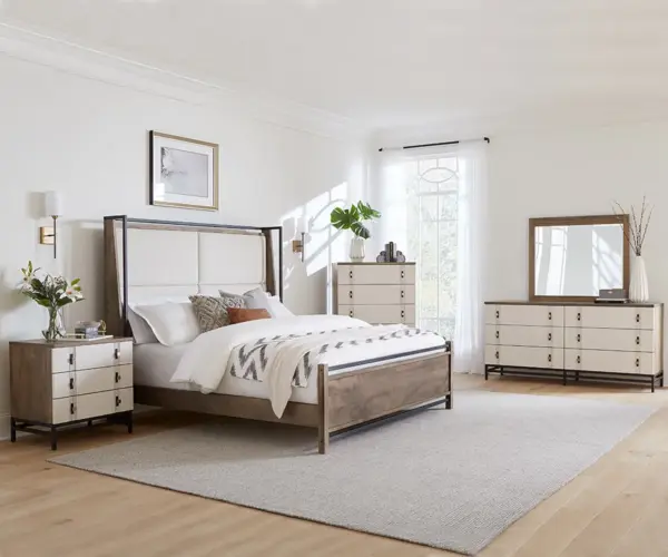 Abshire Collection With Fabric Bed