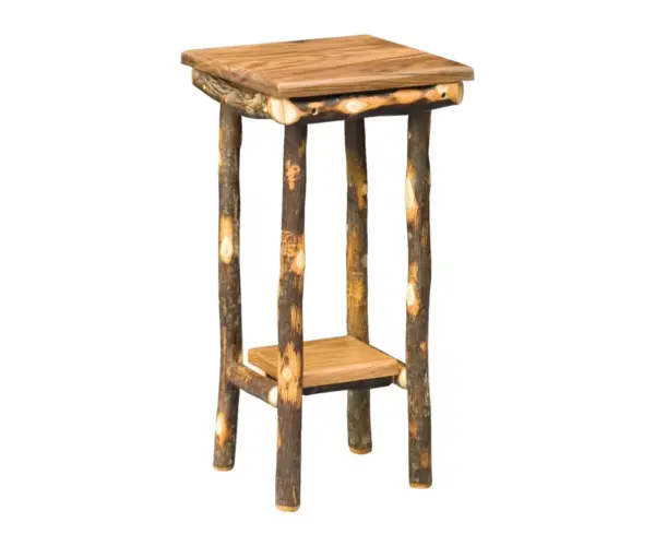 End Table With Solid Top And Shelf