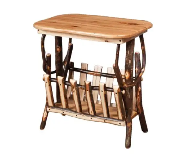 Magazine Rack With Round Corners Top