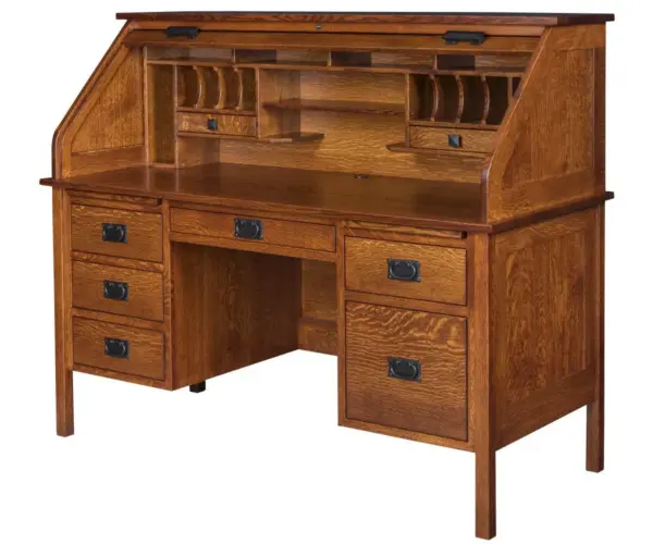Post Mission Rolltop Desk