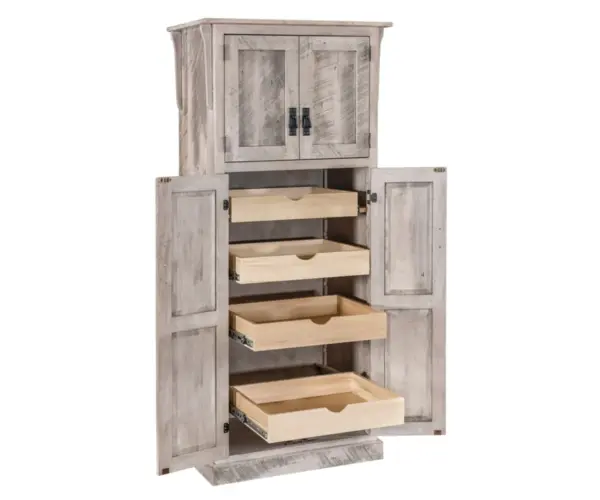Mission Pantry With Drawers - 32"W